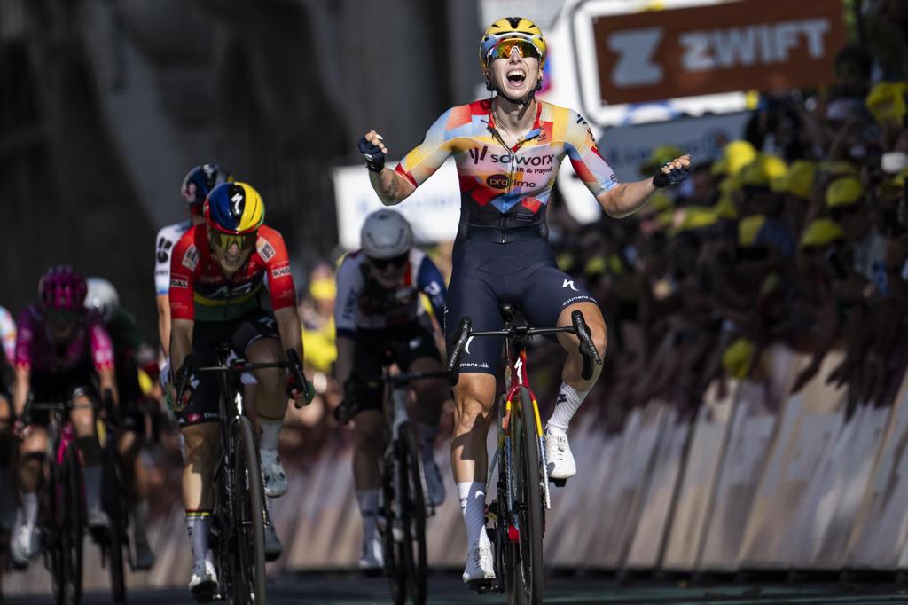 Lorena Wiebes se convierte en la primera líder del Tour de Francia
