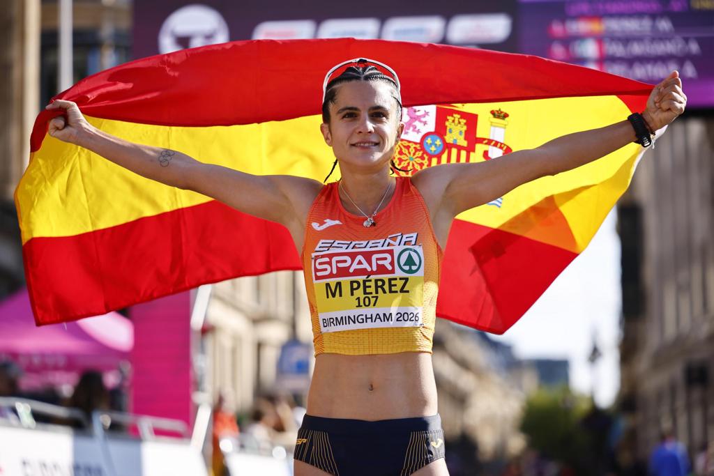 La española María Pérez, campeona de Europa de marcha por segunda vez