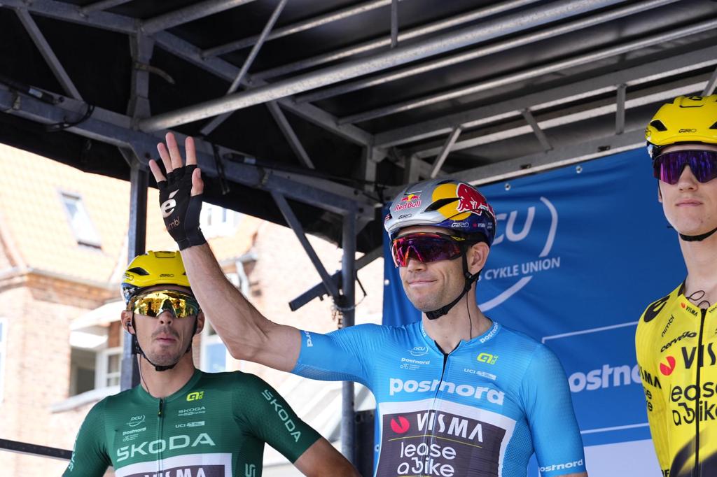 El belga Van Aert se corona en Dinamarca; el local Pedersen se lleva la última etapa