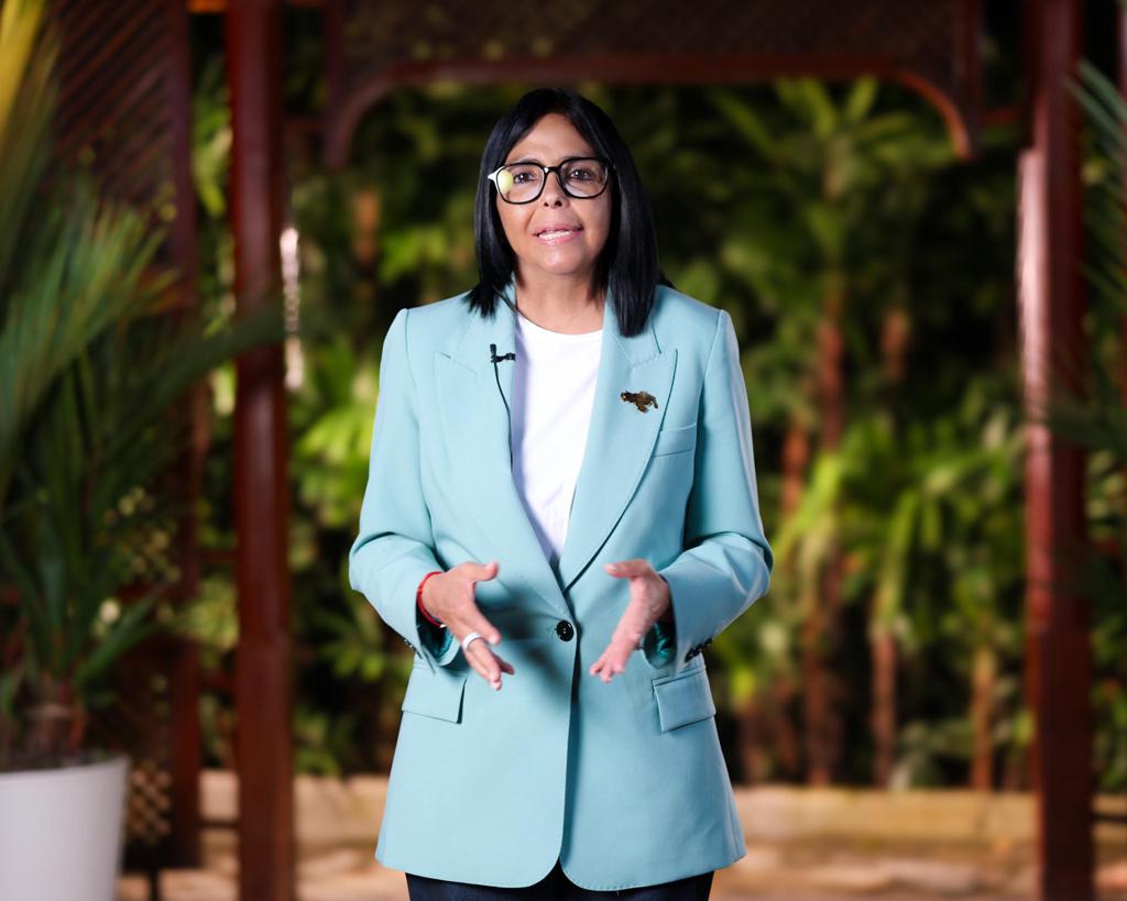 Delcy Rodríguez dice que 1.046 venezolanos han sido liberados desde enero pasado