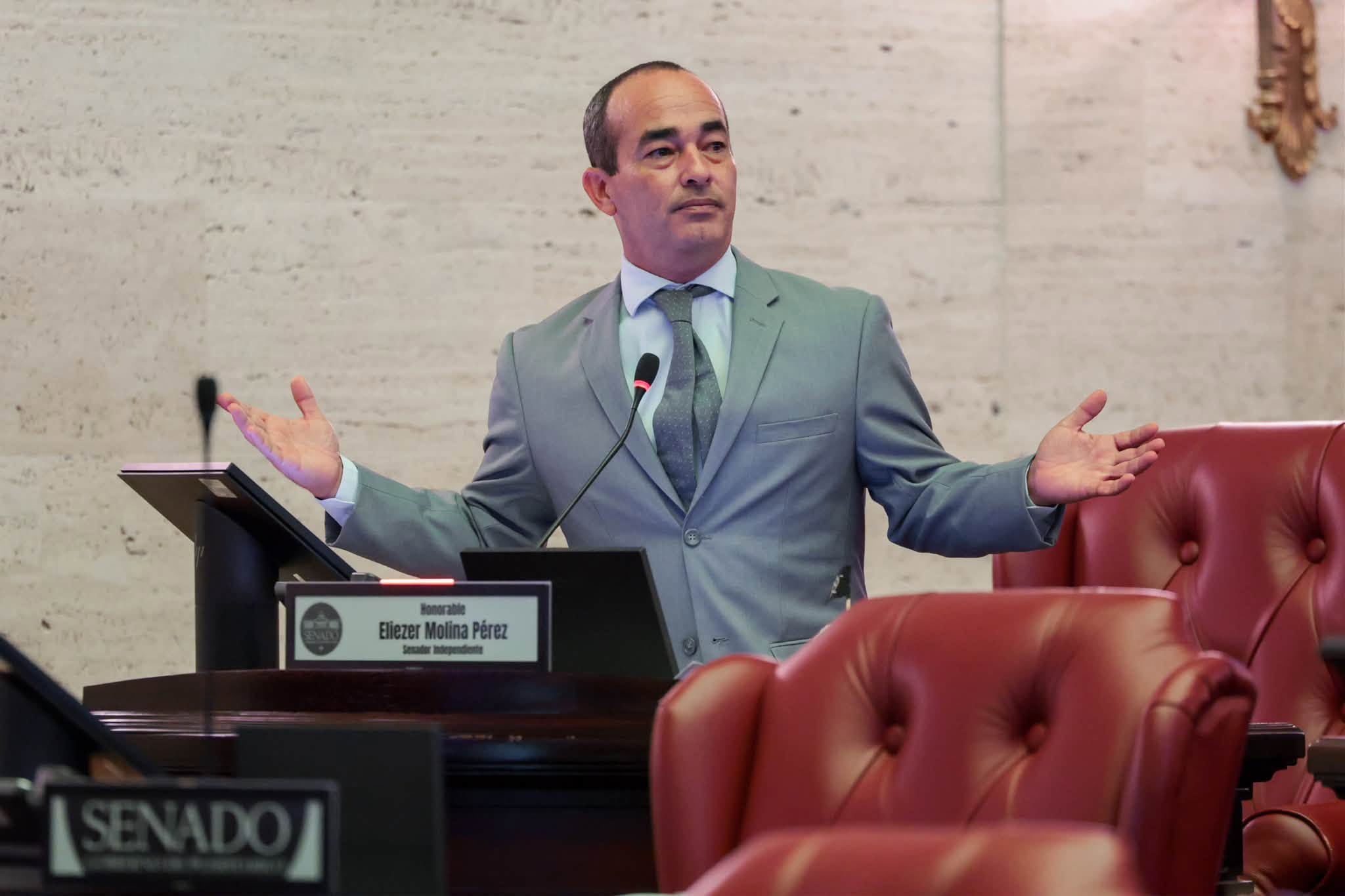 El senador Eliezer Molina- Foto redes del Senado